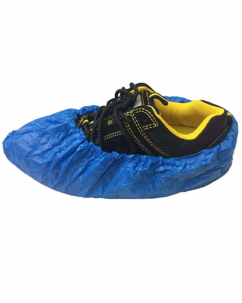 (100/Case) Blue Disposable Shoe & Boot Covers