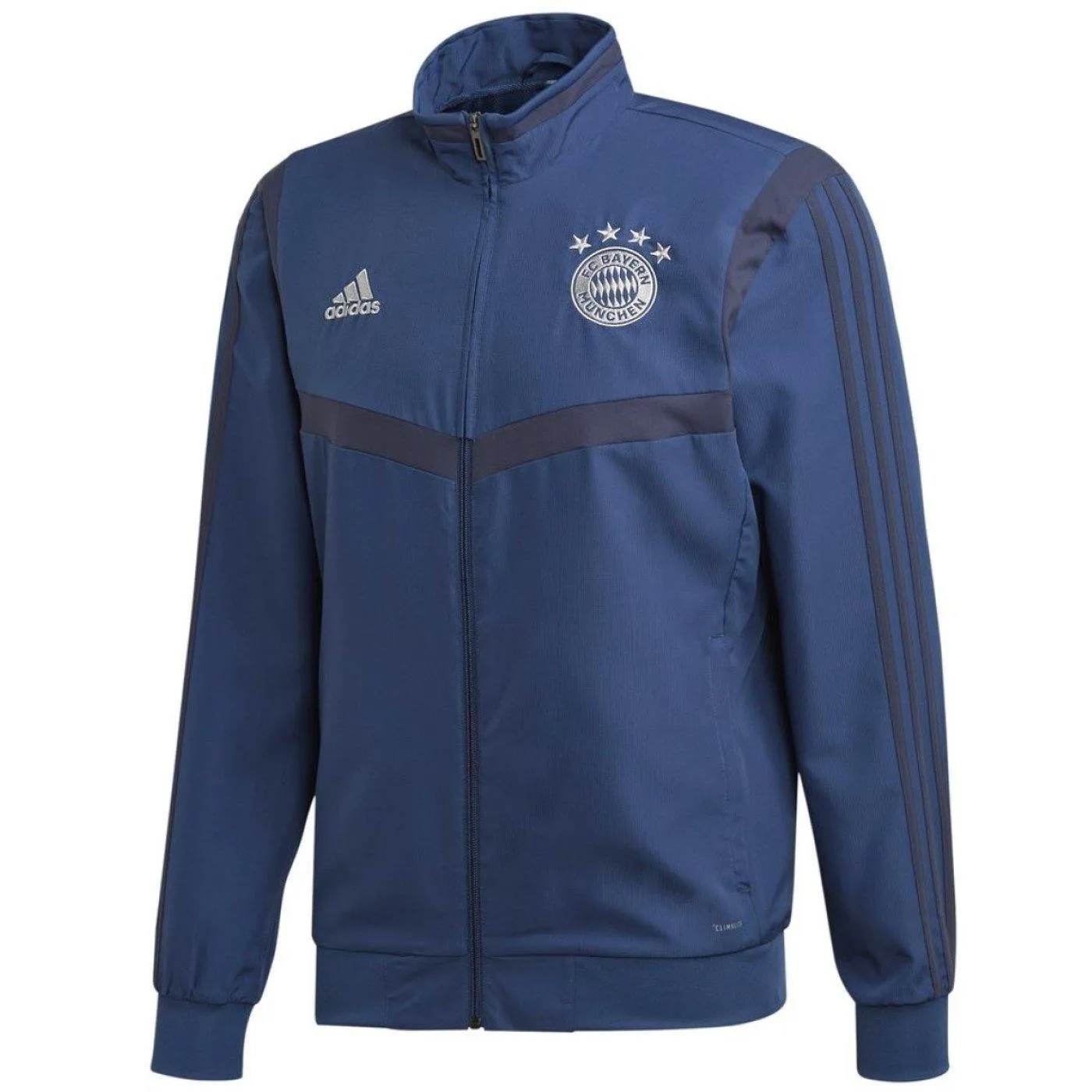 Bayern Munich navy presentation Soccer tracksuit 2019/20 - Adidas