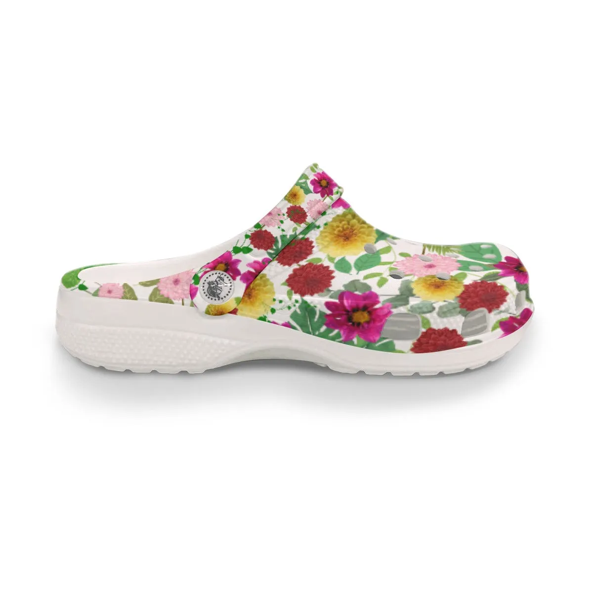 Dahlias Graphic Rubber Shoes up to size 12