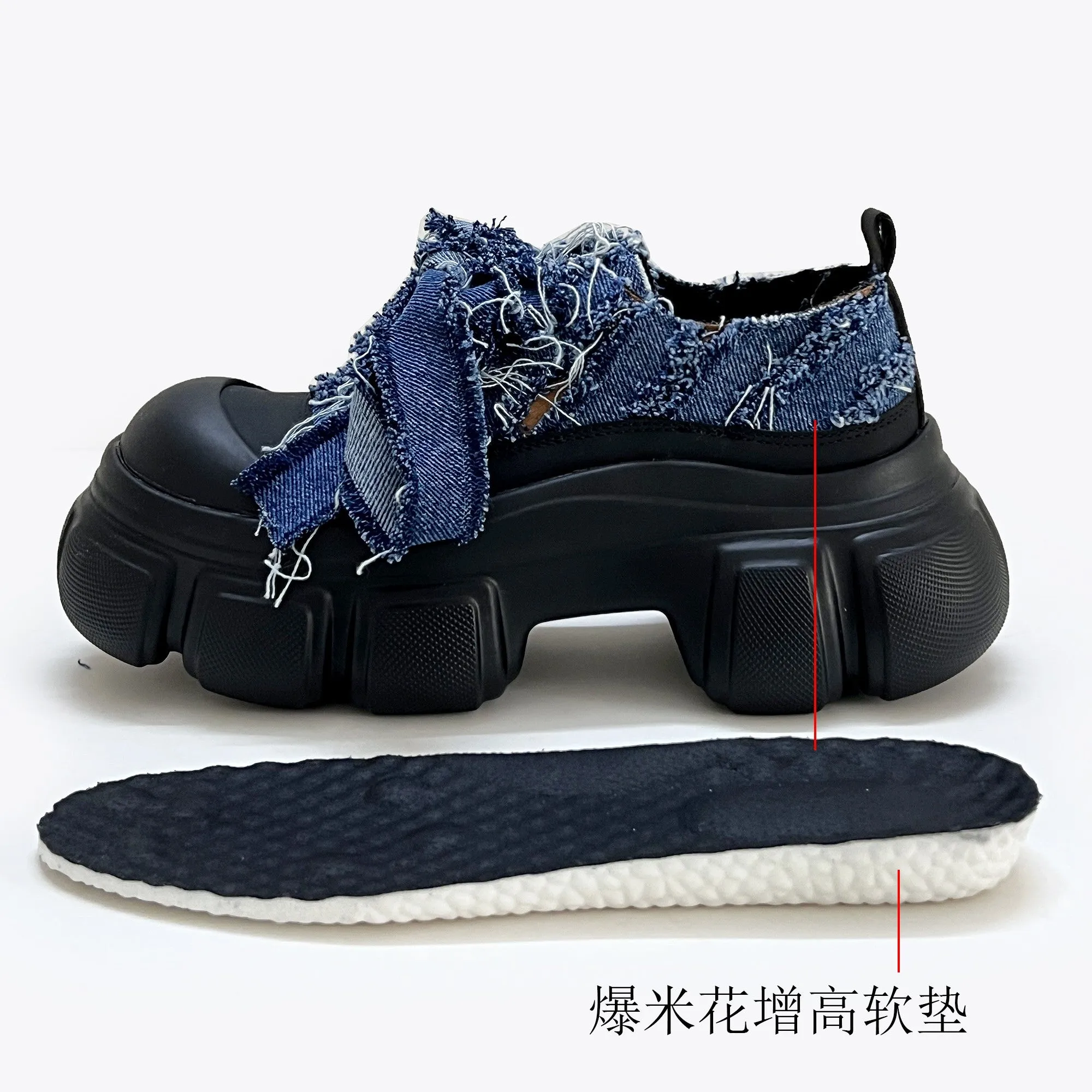 design denim shoes for women