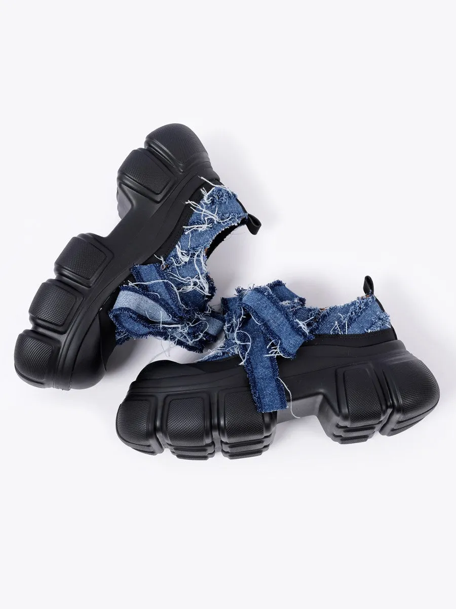 design denim shoes for women