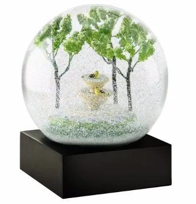 Gold Finch Snow Globe