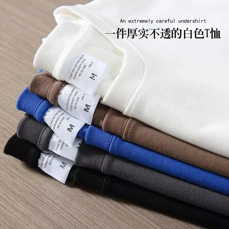 GSM 500g Heavy Duty Cotton T Shirt-Half Sleeve Tees