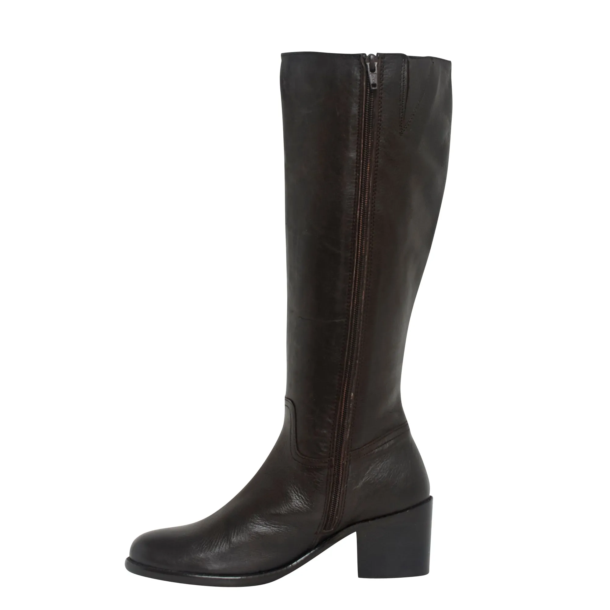 Ladies Long Boots - SF-184 Brown