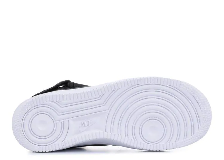 Nike AIR FORCE 1 MID LV8 GS 'WHITE BLACK', white
