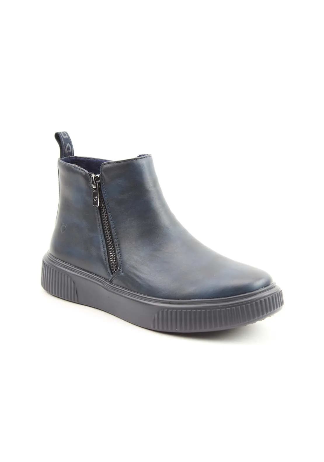 Senta Side Zip Boot - Midnight