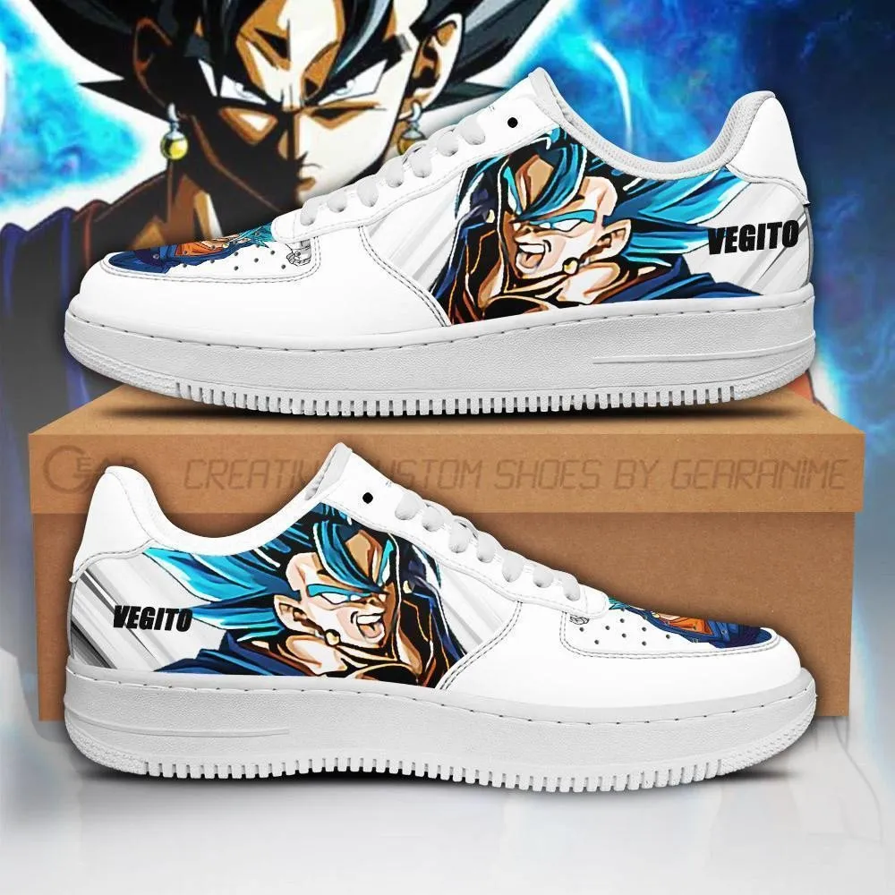 Vegito Air Sneakers Custom Anime Dragon Ball Shoes Simple Style