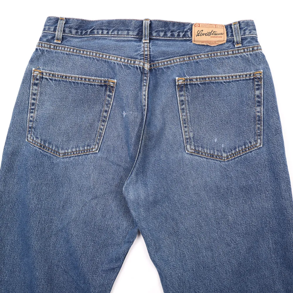 Vintage Levi's Faded Straight Leg Denim Pants - Large